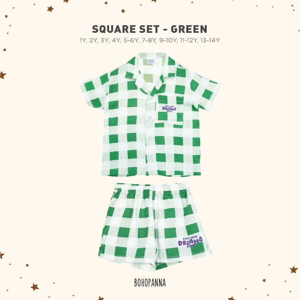 BOHOPANNA - SQUARE SET - Setelan Anak