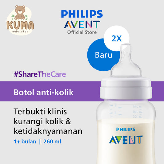 Philips Avent Bottle Anti-Colic 9OZ SCY103/02 Botol Susu Anti Kolik 2pcs