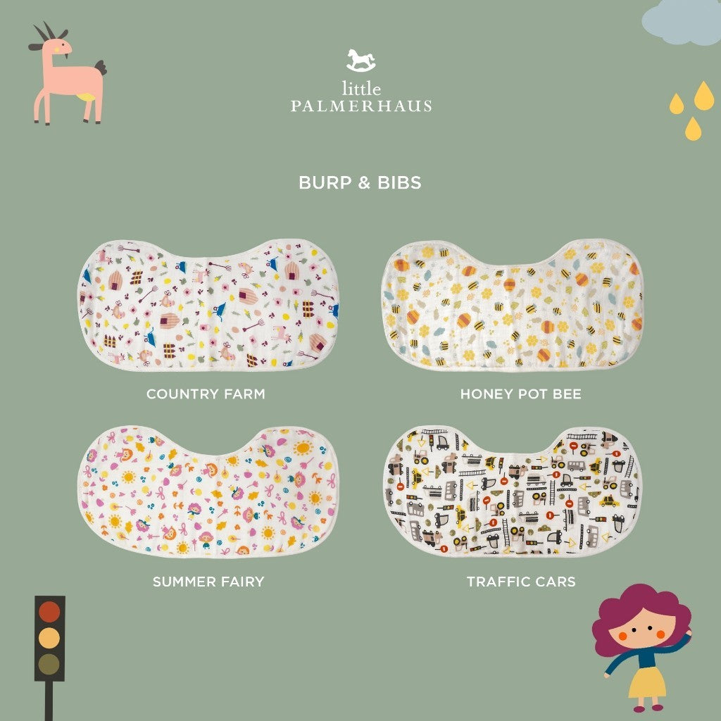 Little Palmerhaus - Burp & Bib 3.0 (Celemek Bayi)