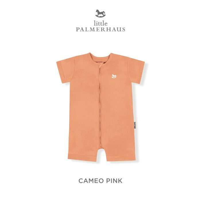 Jumper Bayi Lengan Pendek - Little Palmerhaus Baby Zippy Playsuit 10.0