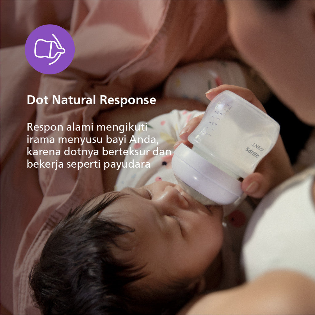 Philips Avent Bottle Natural Response 3.0 4OZ SCY900/01 Botol Susu 1pcs