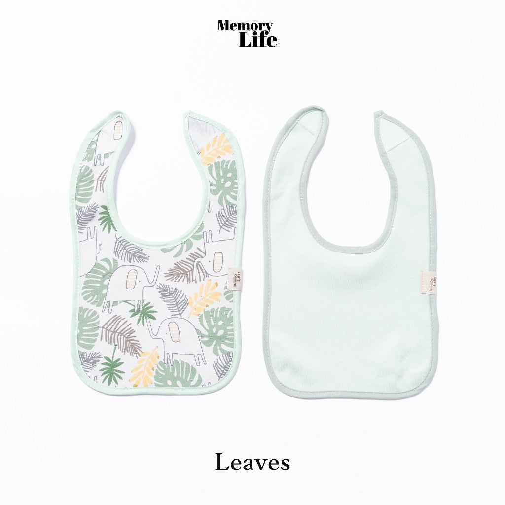 MemoryLife - Drool Catcher 2 Set Square Bib | Celemek Bayi Slabber - MemoryLife Essentials