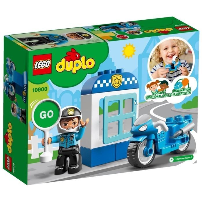Lego Duplo 10900 Police Bike / mainan anak motor polisi