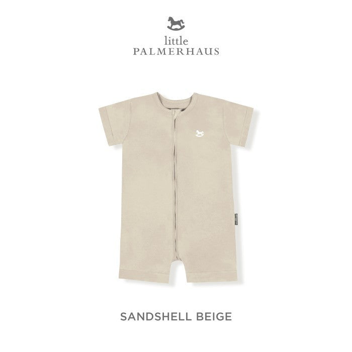 Jumper Bayi Lengan Pendek - Little Palmerhaus Baby Zippy Playsuit 10.0