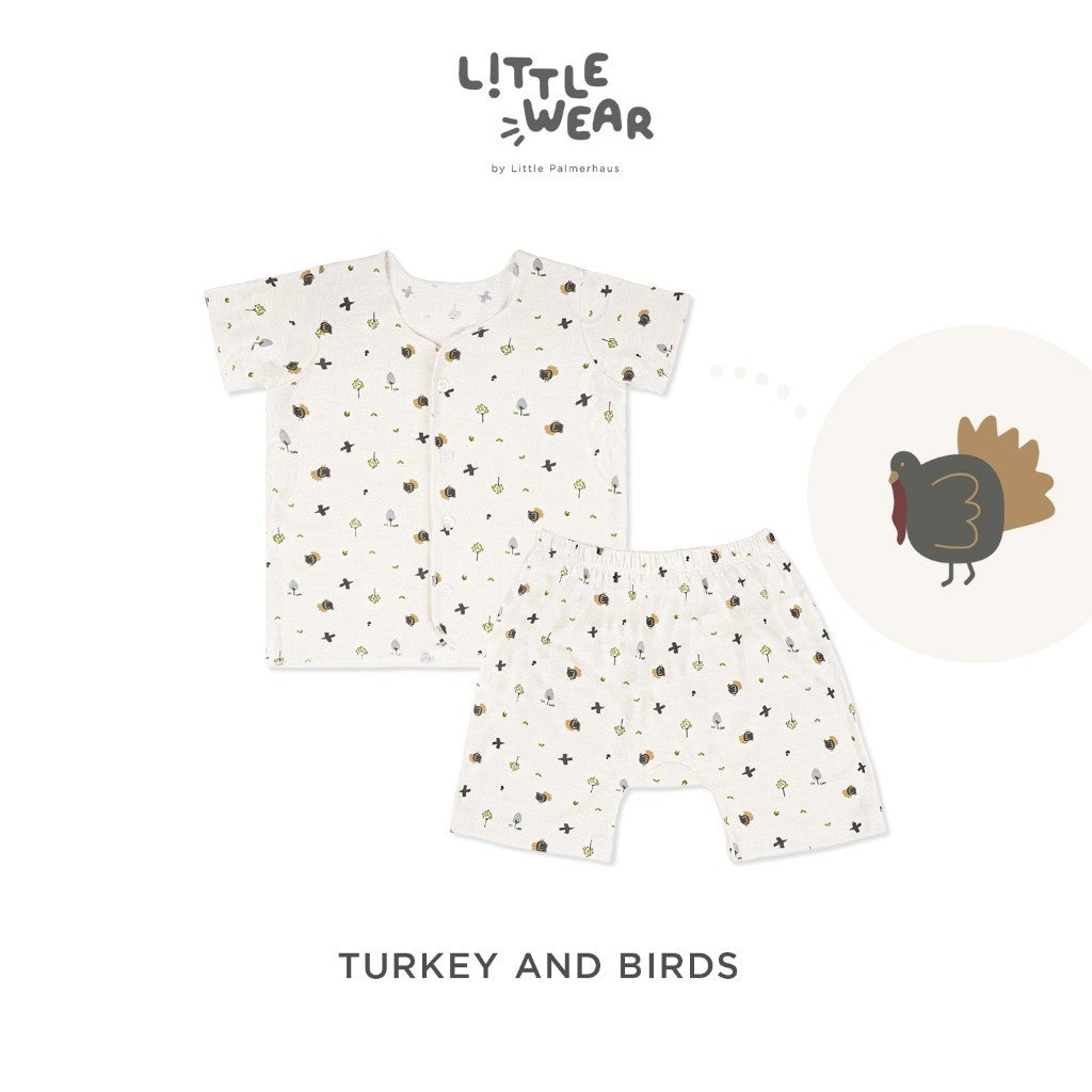 Little Palmerhaus - Little Wear Short Set 22.0 (Setelan Bayi Lengan Pendek)