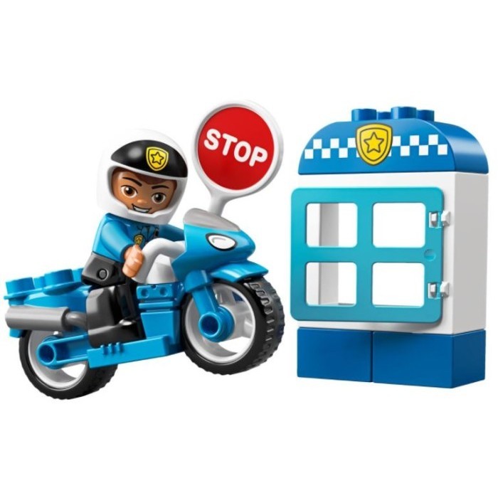 Lego Duplo 10900 Police Bike / mainan anak motor polisi