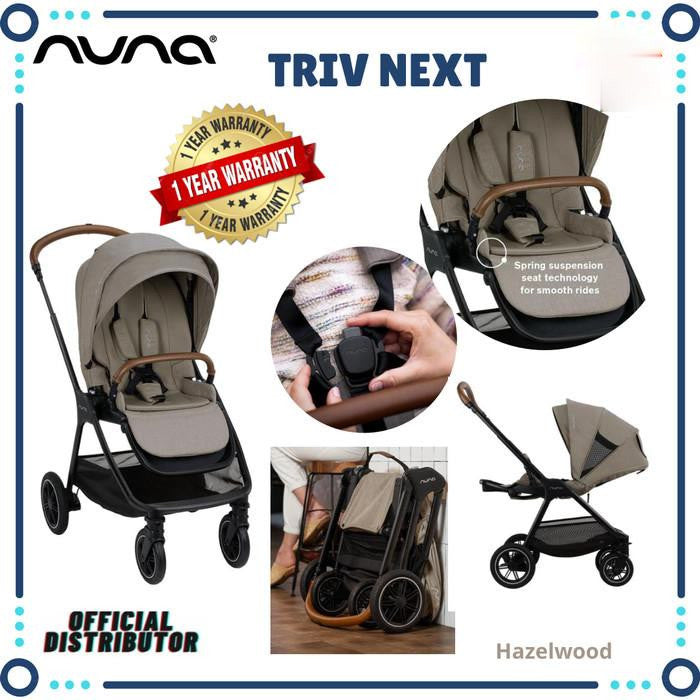 Nuna Triv Next Stroller Kereta Dorong Bayi Nuna 2 Way Free Cup Holder