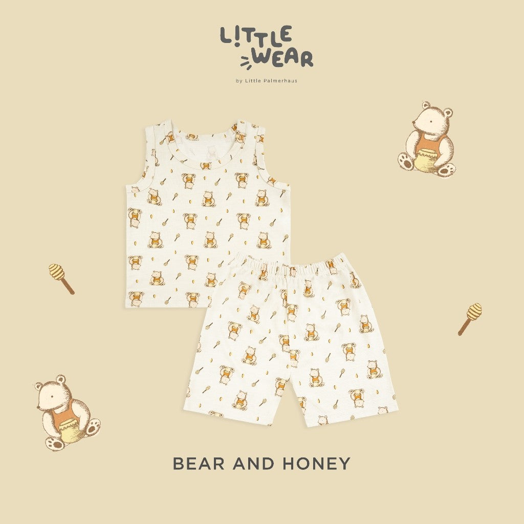 Little Wear Kids Sleeveless Set 23.0 by Little Palmerhaus (Setelan Baju Anak Lengan Buntung)