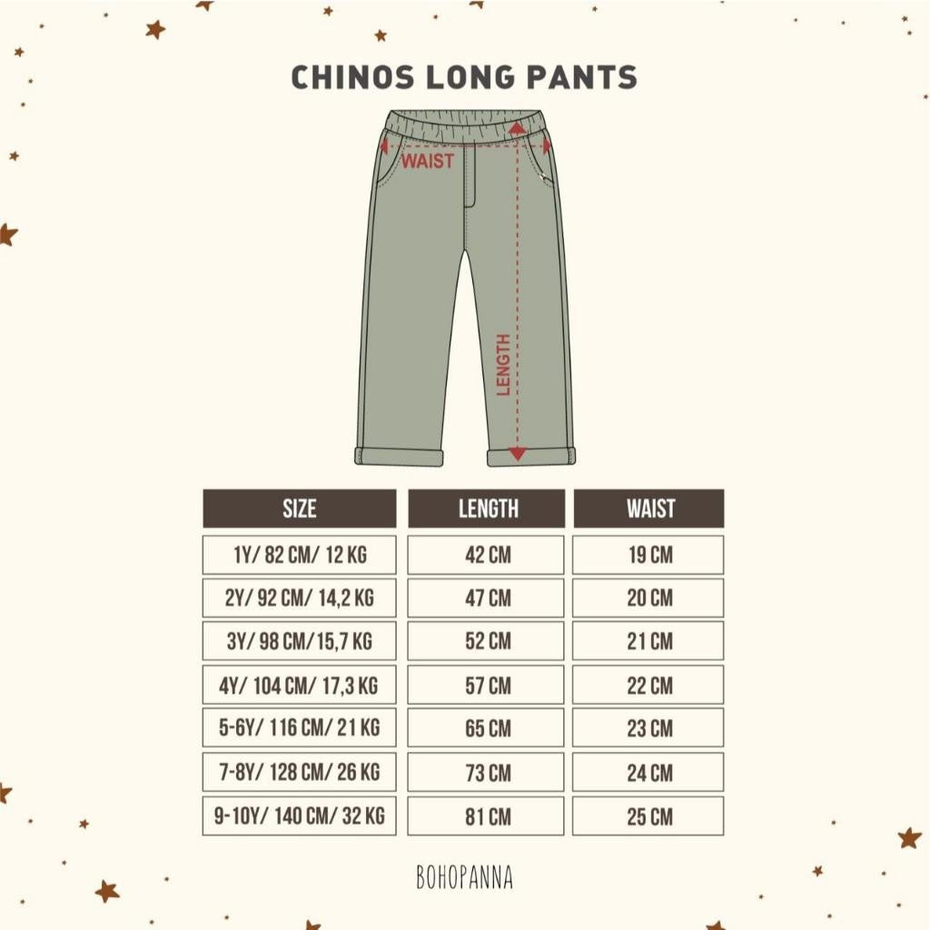 Bohopanna - Chinos Long Bohopanna 2557 ( Celana Panjang Anak )