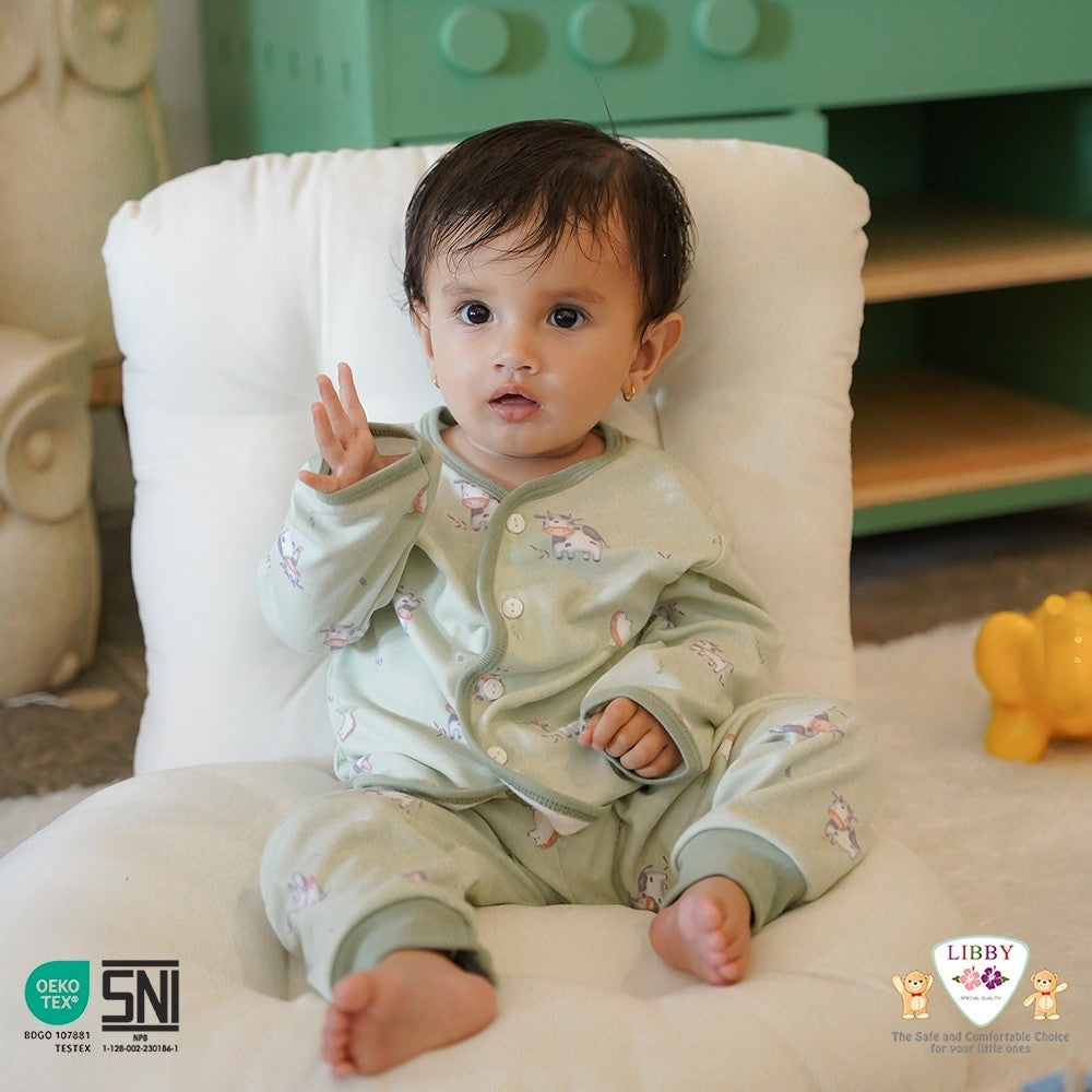 LIBBY Slaber/Bib/Celemek/Tatakan Iler Motif Baby Collection (1pcs)