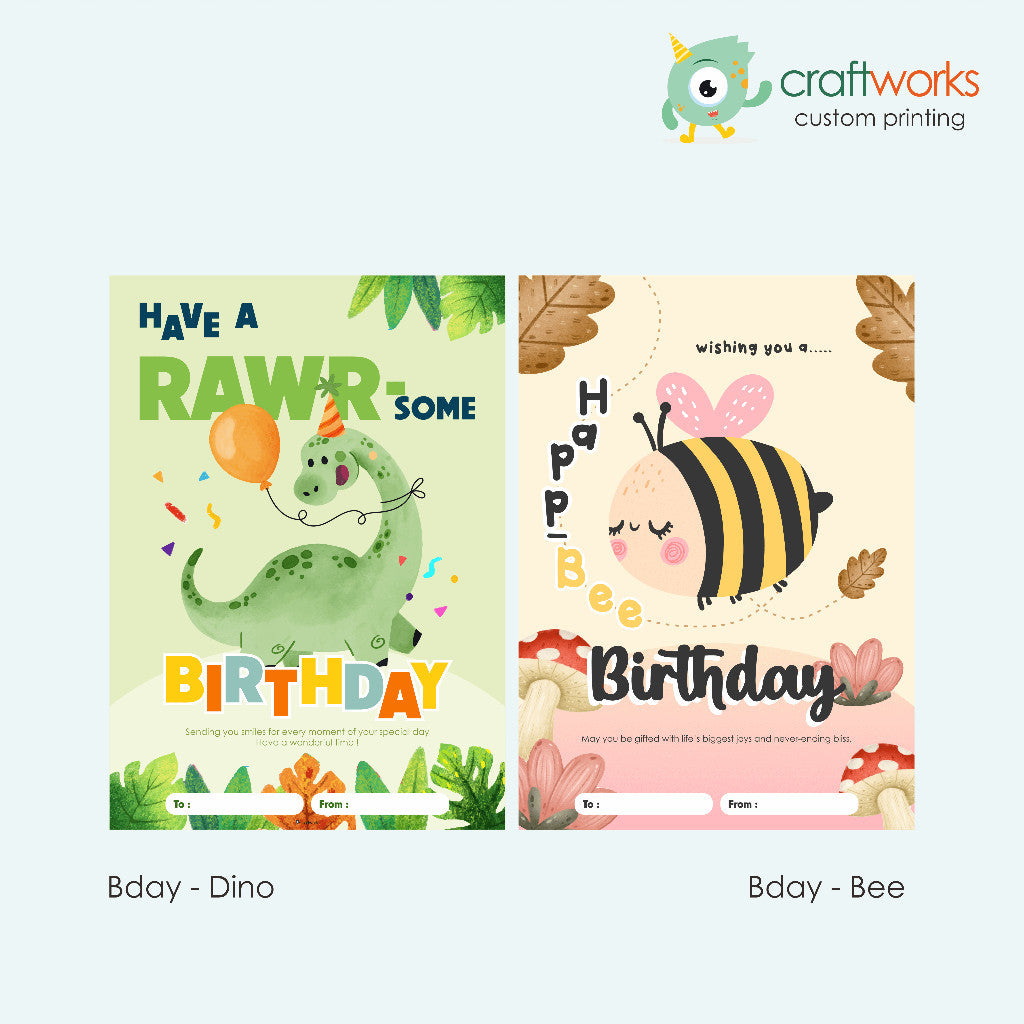 KARTU UCAPAN JUMBO + AMPLOP | ULANG TAHUN | BABY BORN