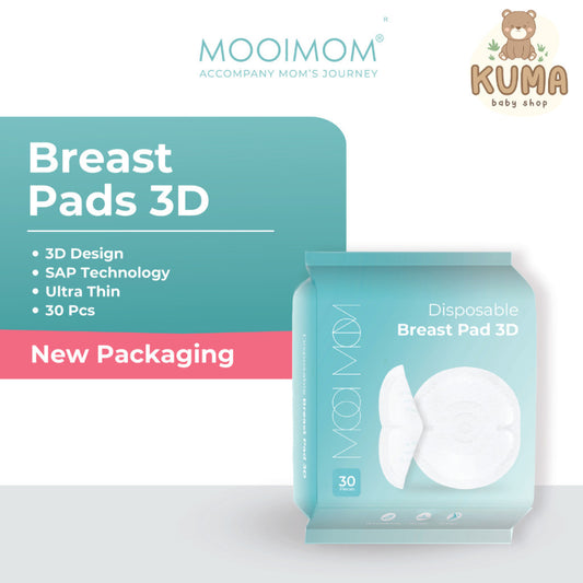 MOOIMOM Disposable Breast Pad 3D 30pcs - Penyerap ASI Sekali Pakai