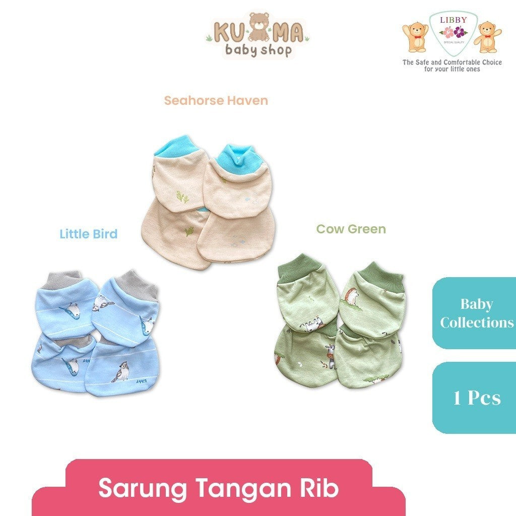 LIBBY Sarung Tangan & Kaki Motif Baby Collection (1pcs/set)