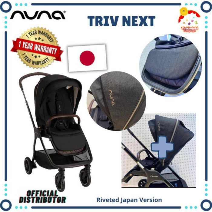 Nuna Triv Next Stroller Kereta Dorong Bayi Nuna 2 Way Free Cup Holder