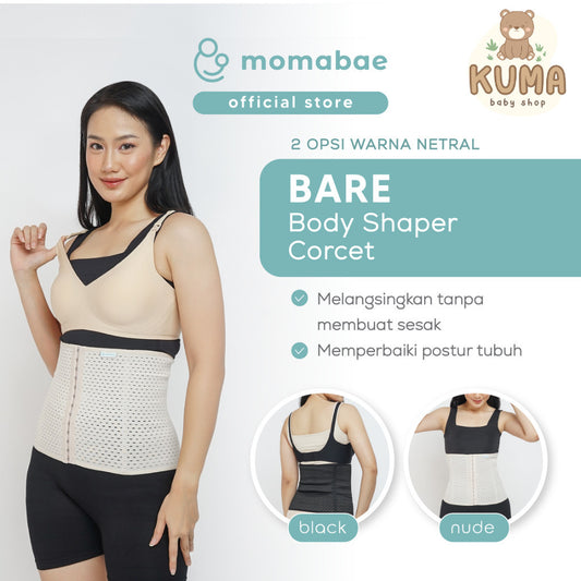 BARE Body Shaper Corset | Korset Melahirkan | Korset Ibu Melahirkan | Korset Pelangsing