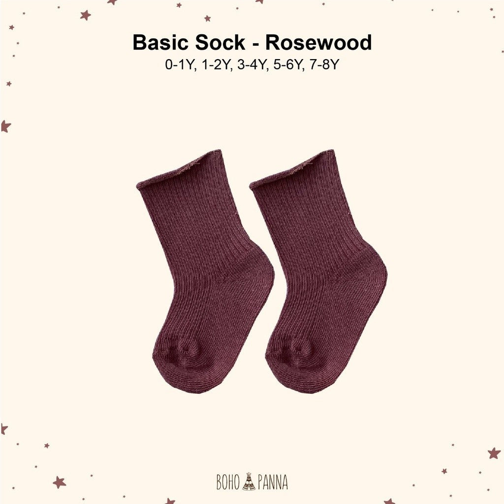 BOHOPANNA - BASIC SOCK - Kaos Kaki Anak 0-4 tahun