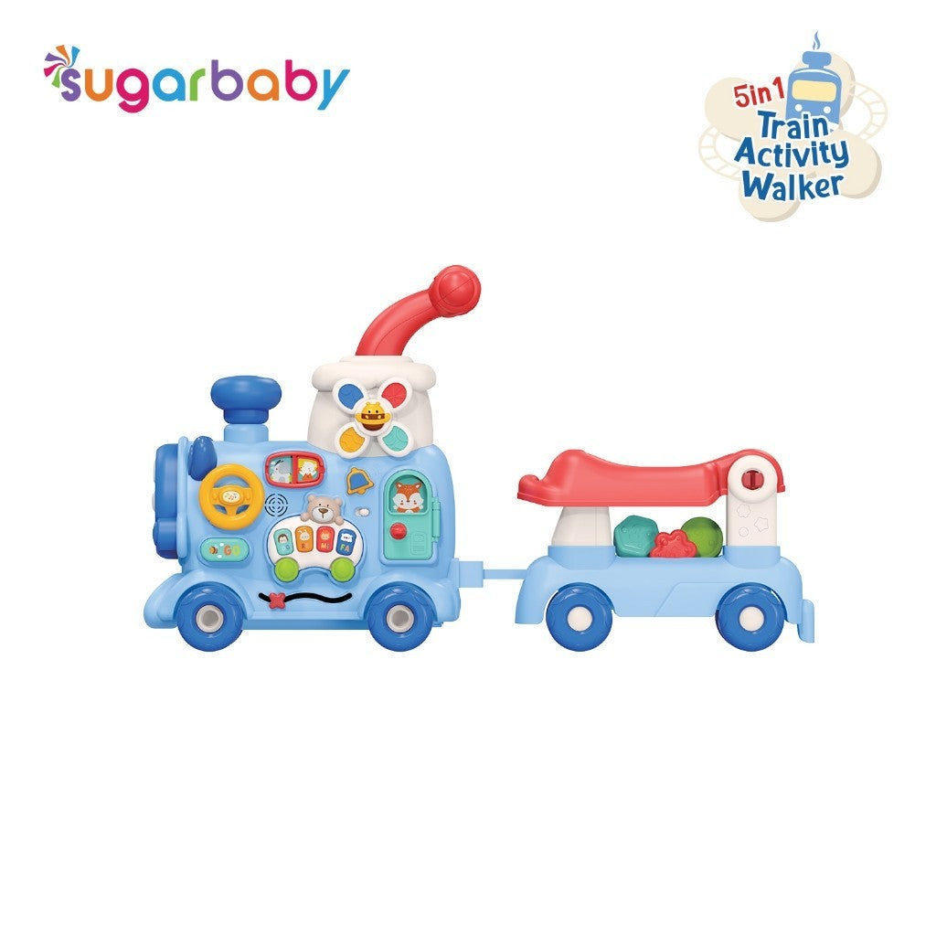 Sugarbaby Train Activity Walker 5in1 Mode/Baby Walker/Mainan Dorong Bayi