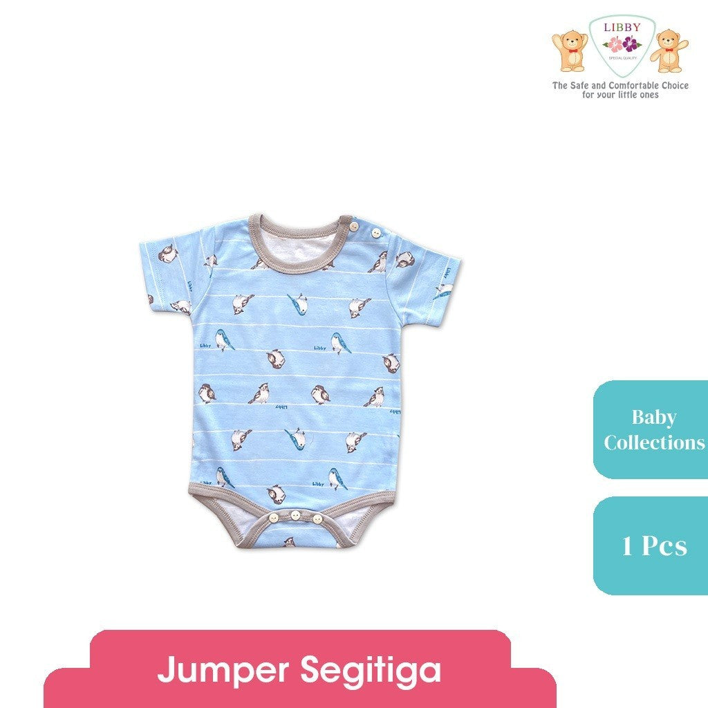 LIBBY Piyama Baju Kodok Newborn Bayi Laki laki Perempuan Motif Baby Collections (1 pcs)-Sleepsuit-Bodysuit-Play Suit-Jumper Pendek-Jumper Panjang