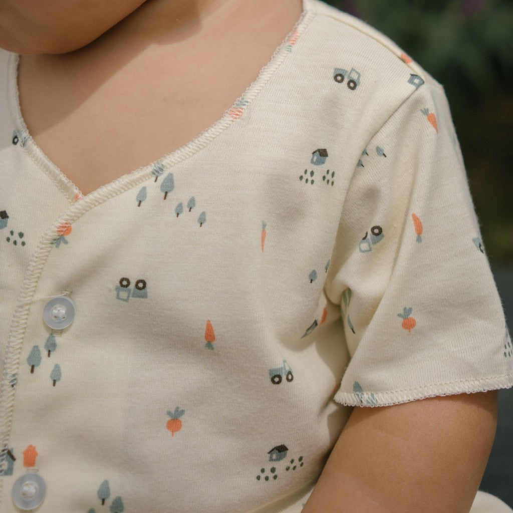 Little Palmerhaus - Little Wear Short Set 22.0 (Setelan Bayi Lengan Pendek)