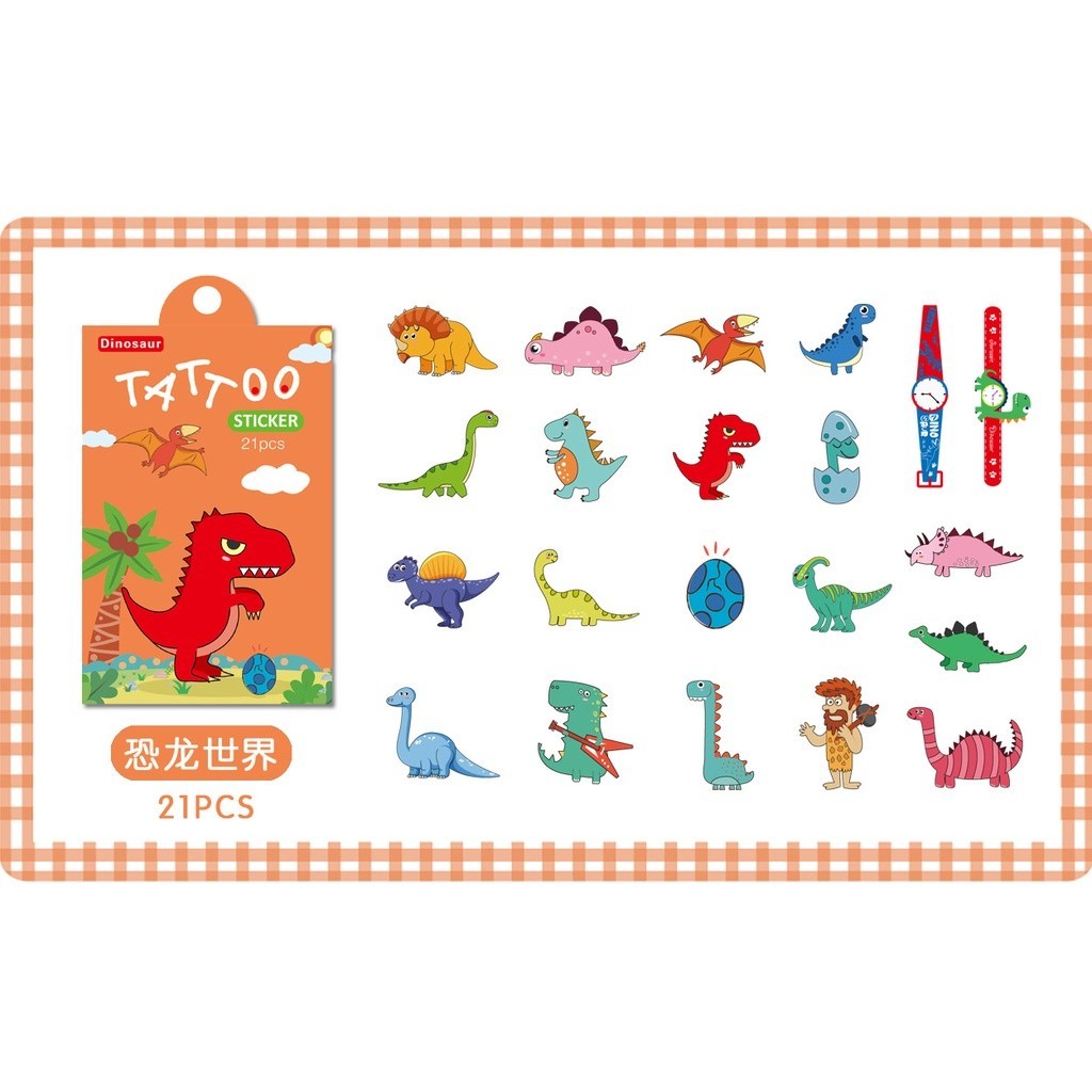 Stiker Tattoo Tato Tempel Sticker tatto anak 21pcs