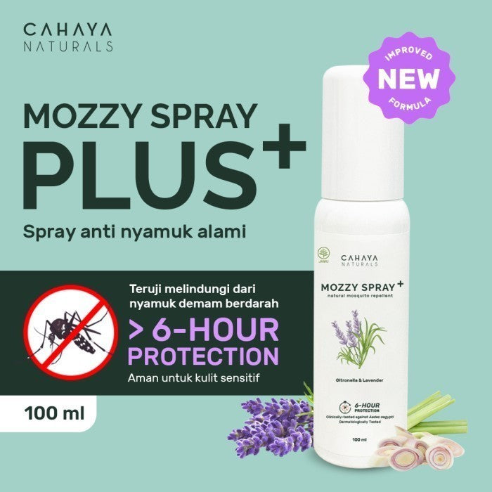 Cahaya Naturals - Mozzy Spray Plus Natural Mosquito Repellent