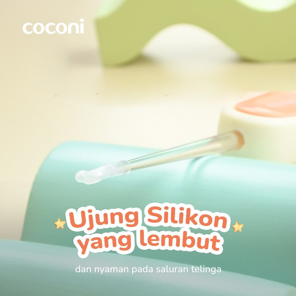 COCONI Premium LED Baby Ear Cleaner | Pembersih Korek Kuping Telinga Bayi Anak dengan Lampu