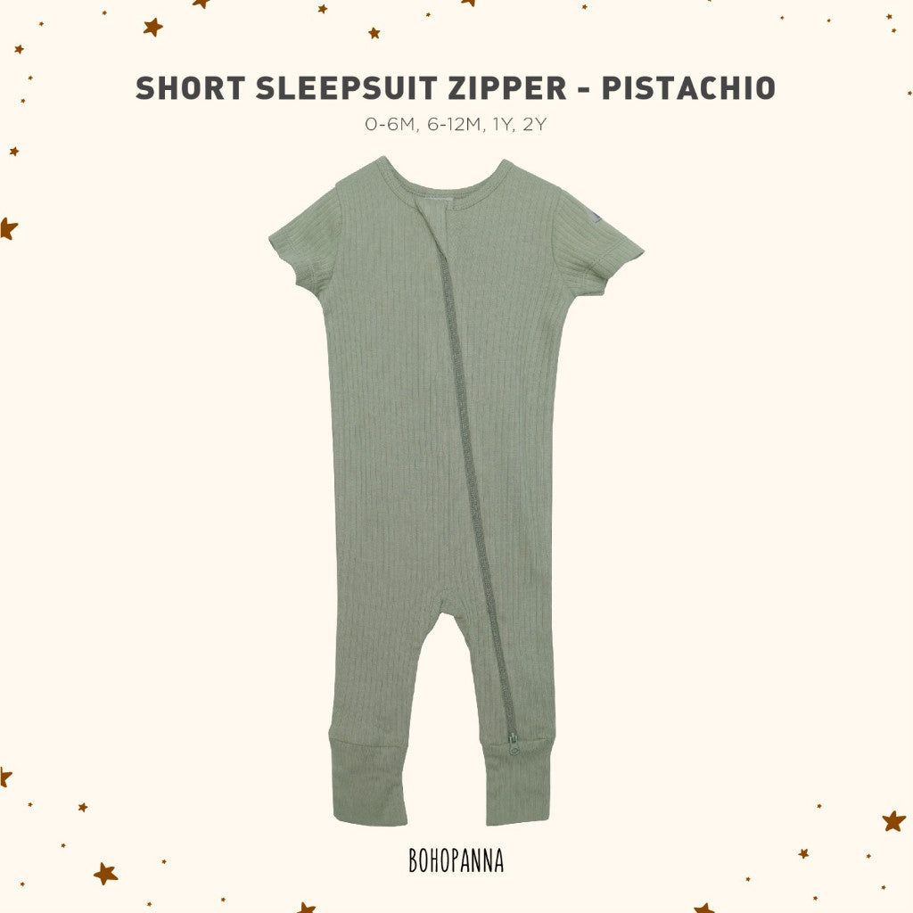 BOHOPANNA - SHORT SLEEPSUIT ZIPPER - Baju Tidur Anak