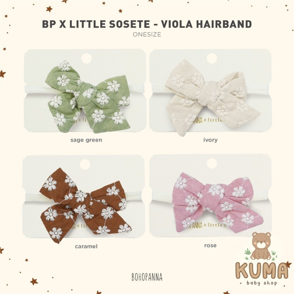 BOHOPANNA - VIOLA HAIRBAND - Ikat Rambut Anak Perempuan