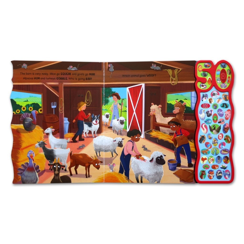 Things That Go/Noisy Farm Sounds Board Book With 50 Sounds! [Igloo Books]