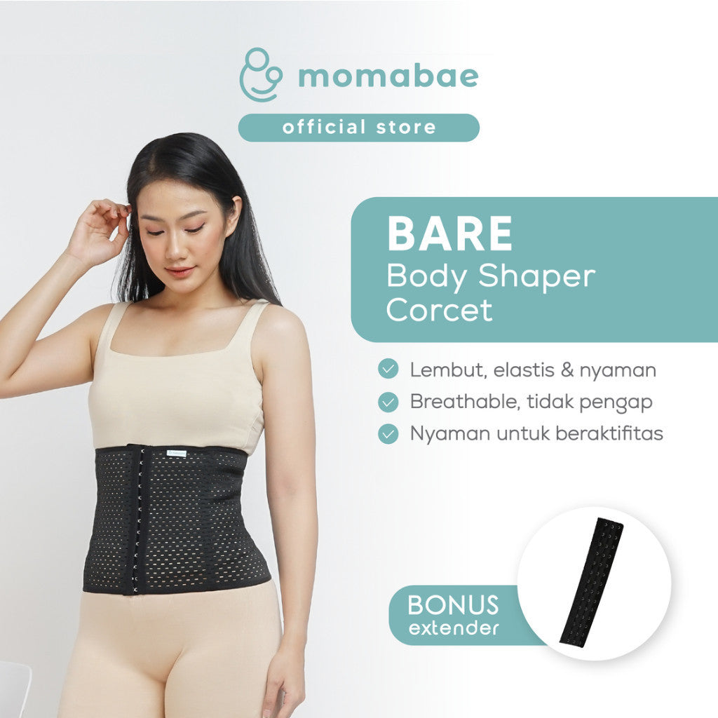 BARE Body Shaper Corset | Korset Melahirkan | Korset Ibu Melahirkan | Korset Pelangsing