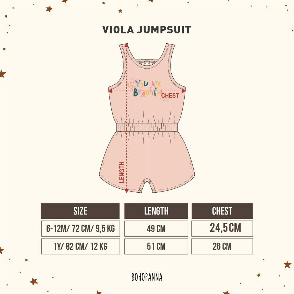 BOHOPANNA - VIOLA JUMPSUIT - Jumpsuit Anak Perempuan
