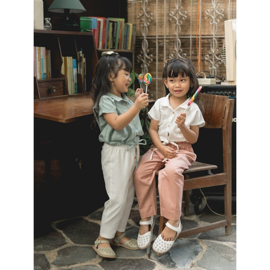 BOHOPANNA - CROP POCKET SHIRT - Atasan Anak Perempuan