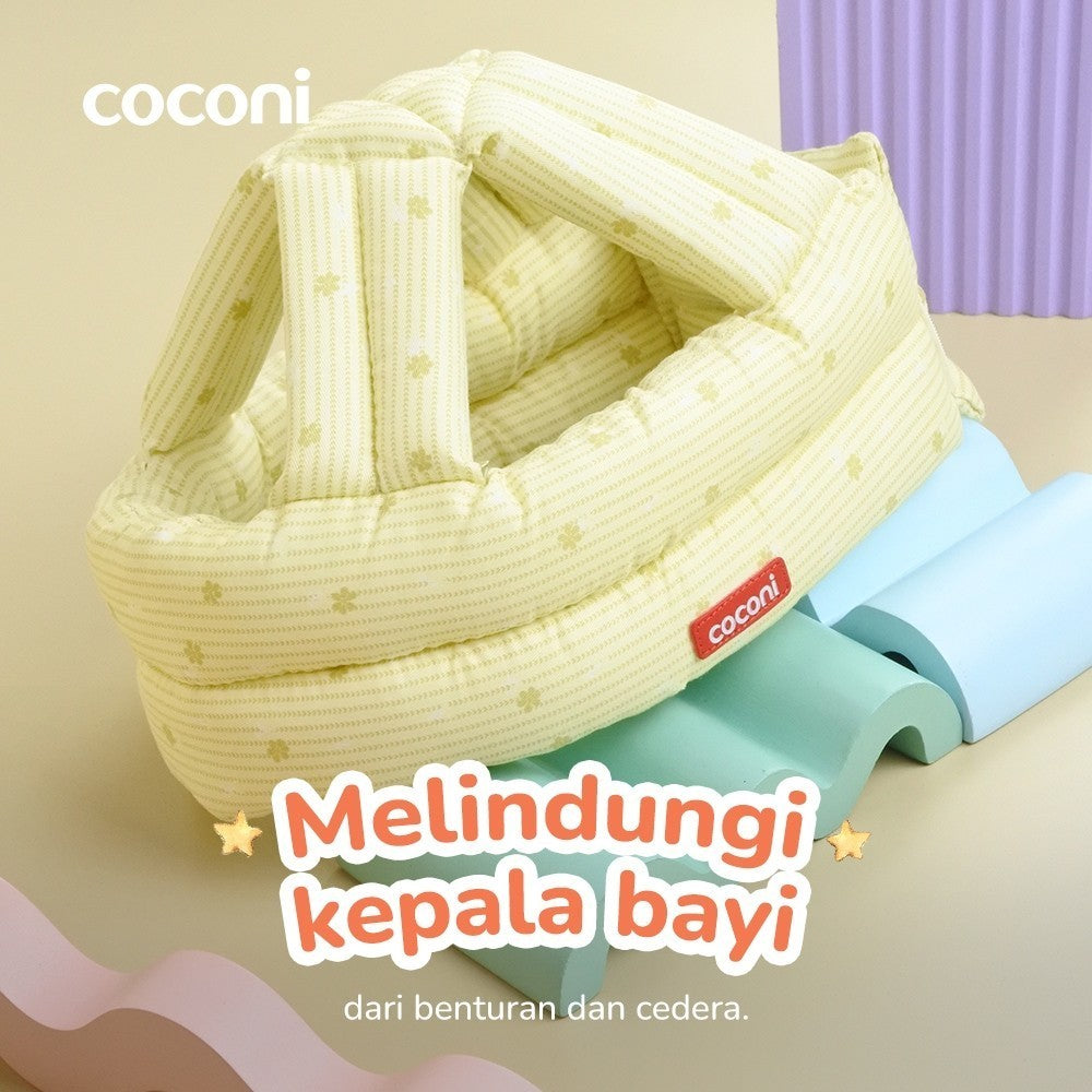 COCONI Children's Head Protector | Topi Pelindung Kepala Bayi dari Jatuh Benturan Topi Anti Ketok