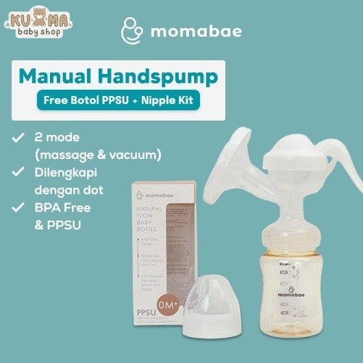 MOMABAE - MANUAL BREAST PUMP POMPA ASI MANUAL