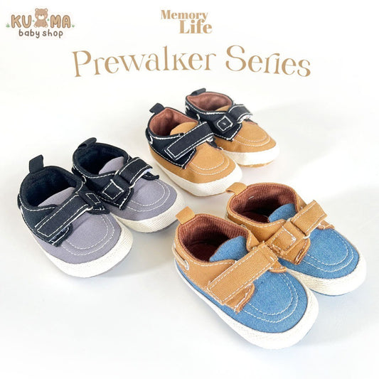 MemoryLife - Prewalker Soft Belt | Sepatu Prewalker Premium Bayi Unisex Umur 0 Bulan - 18 Bulan