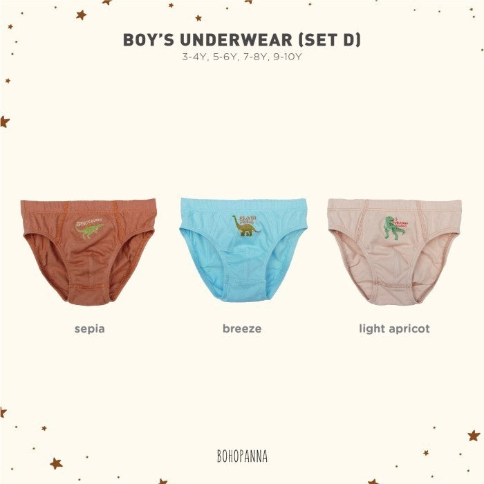 BOHOPANNA - BOY'S BOYS UNDERWEAR SET - CELANA DALAM ANAK