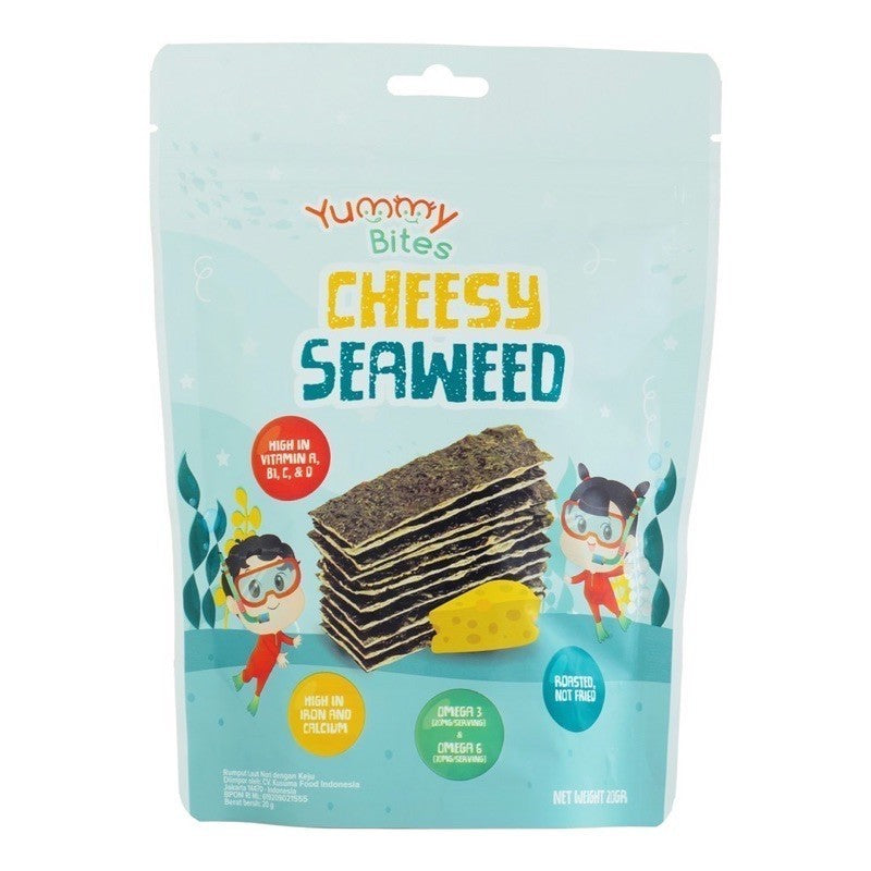 Yummy Bites Cheesy Seaweed & anchovy seaweed.