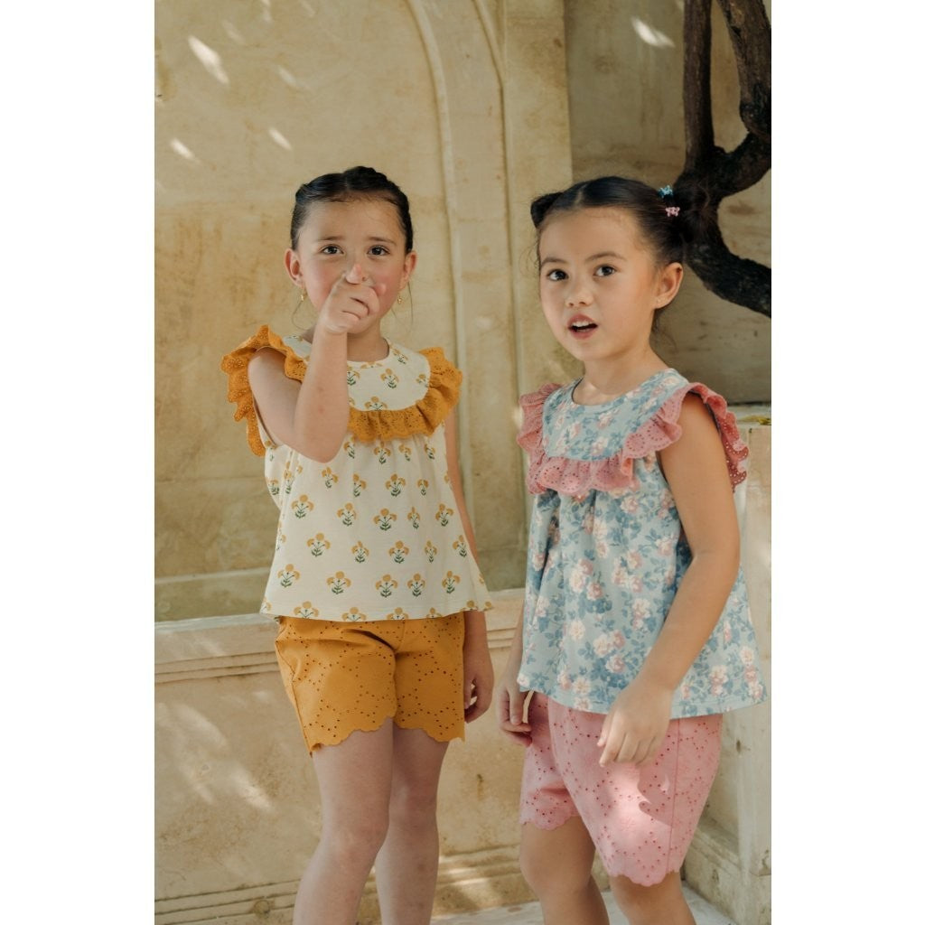 BOHOPANNA - BELLA SET - Setelan Baju Anak Perempuan Flower 2505