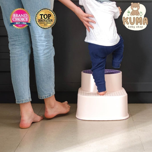 Little Dimple Swivel Step Stool Alas Berdiri Kursi Pijakan Anak Anti Selip