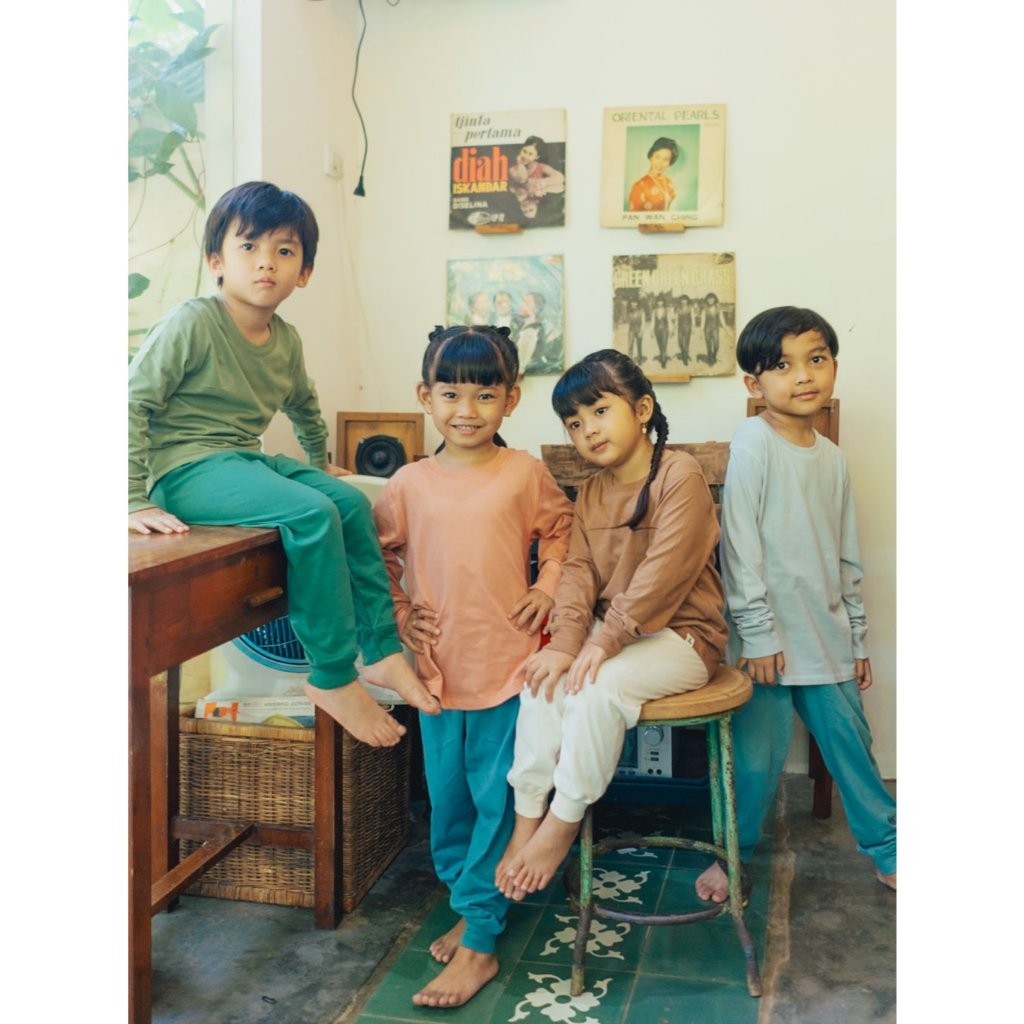 BOHOPANNA - LONG PAJAMA - Setelan Baju Tidur Anak
