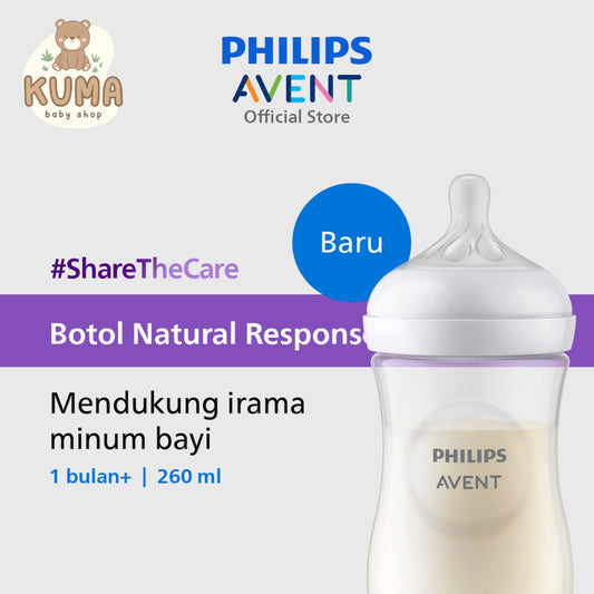 Philips Avent Bottle Natural Response 3.0 9OZ SCY903/01 Botol Susu 1pcs