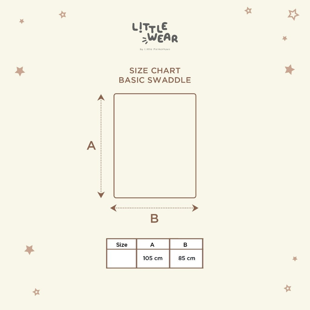 Little Palmerhaus - Little Wear Basic Swaddle 22.0 (Bedong Bayi)