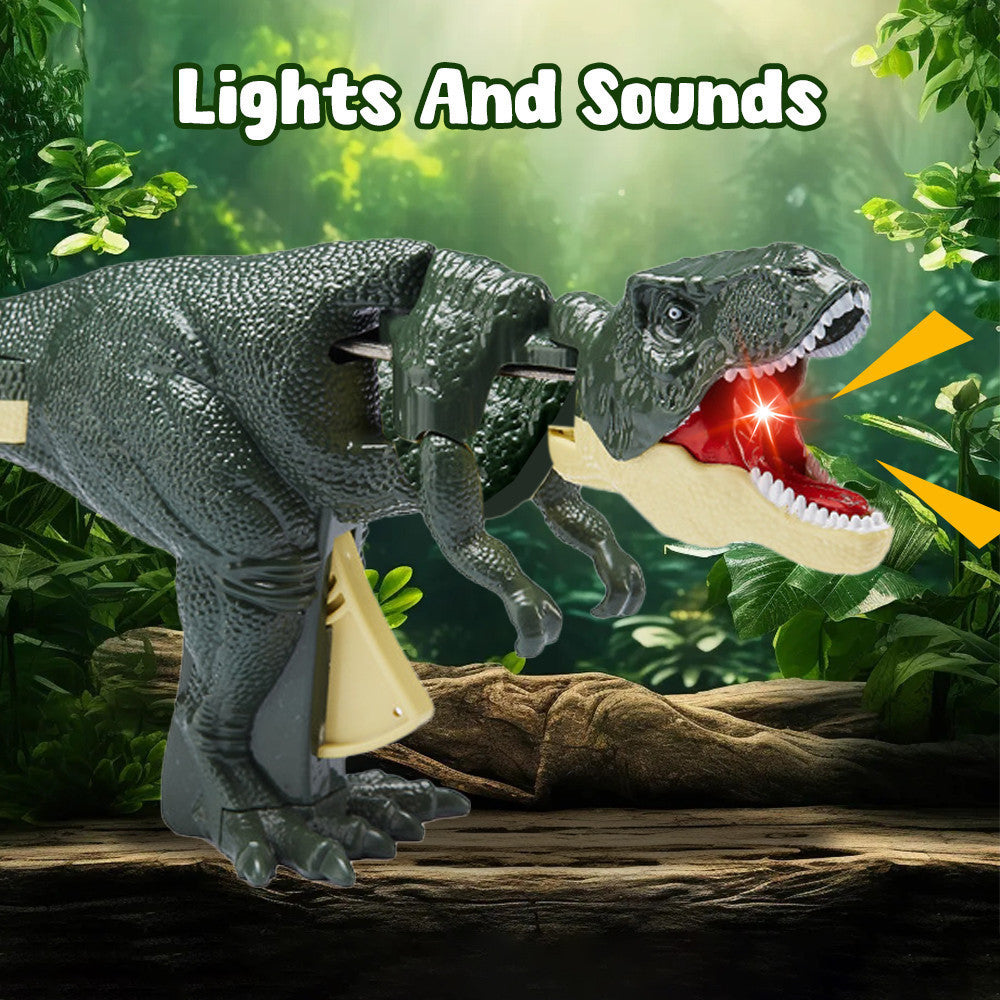 Hannei Mainan Dinosaurus Viral Anak Tekan Tembakan Ada Suara Dan Lampu Sha Sha Sha Bisa Diputar 300°