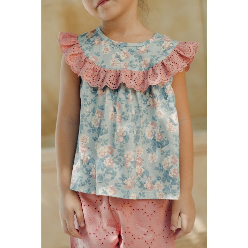 BOHOPANNA - BELLA SET - Setelan Baju Anak Perempuan Flower 2505