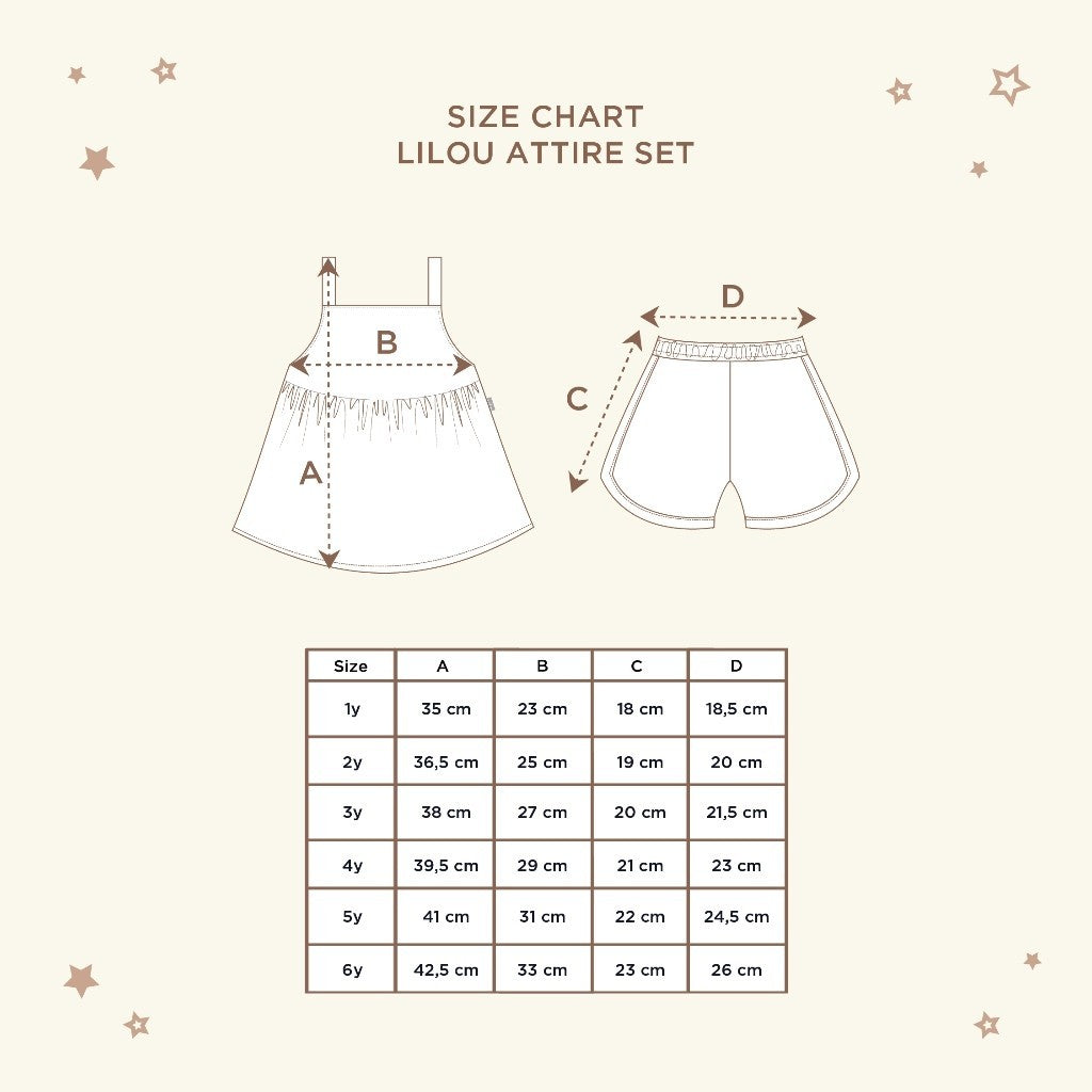 Little Palmerhaus - Lilou Attire Set (Setelan Anak Perempuan)