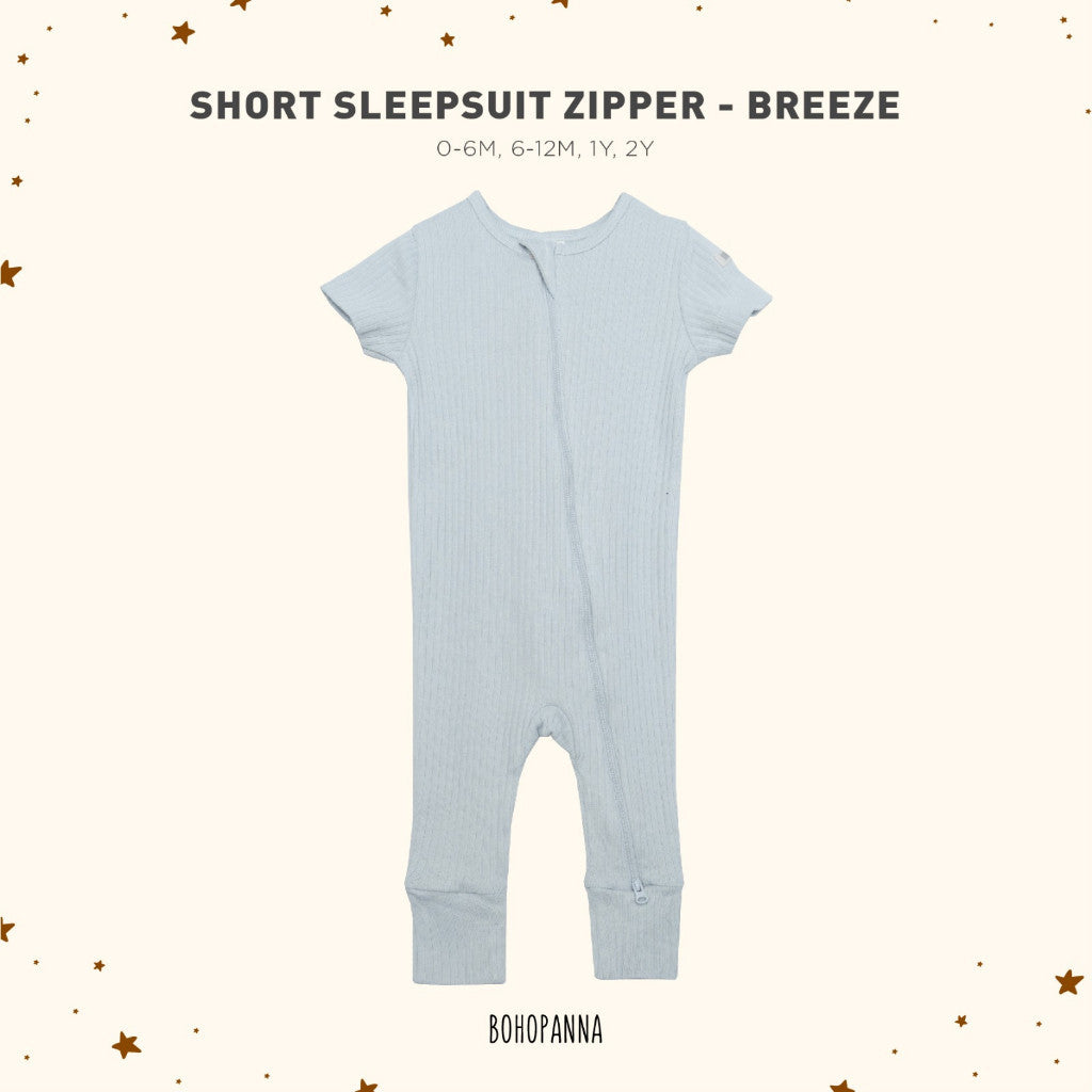 BOHOPANNA - SHORT SLEEPSUIT ZIPPER - Baju Tidur Anak