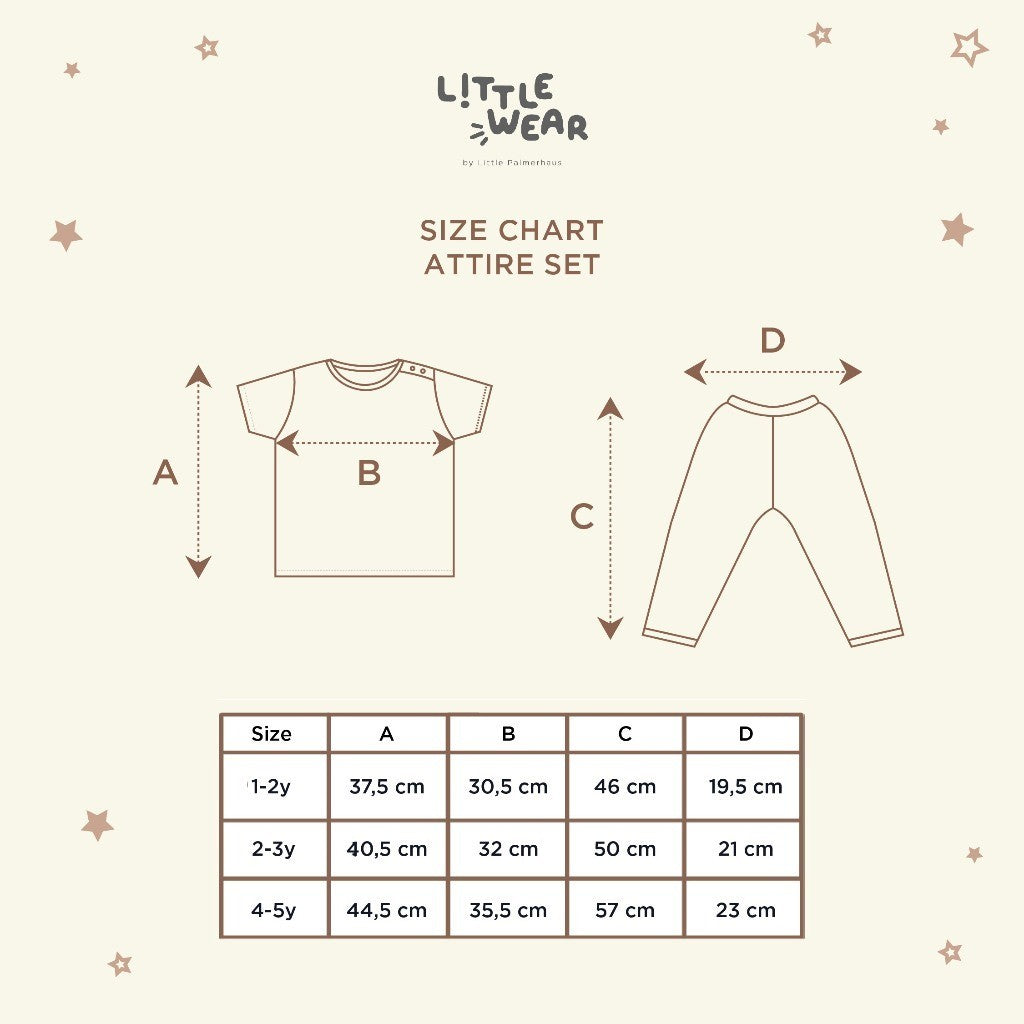 Little Palmerhaus - Little Wear Attire Set 23.0 (Setelan Anak Lengan Pendek Celana Panjang)
