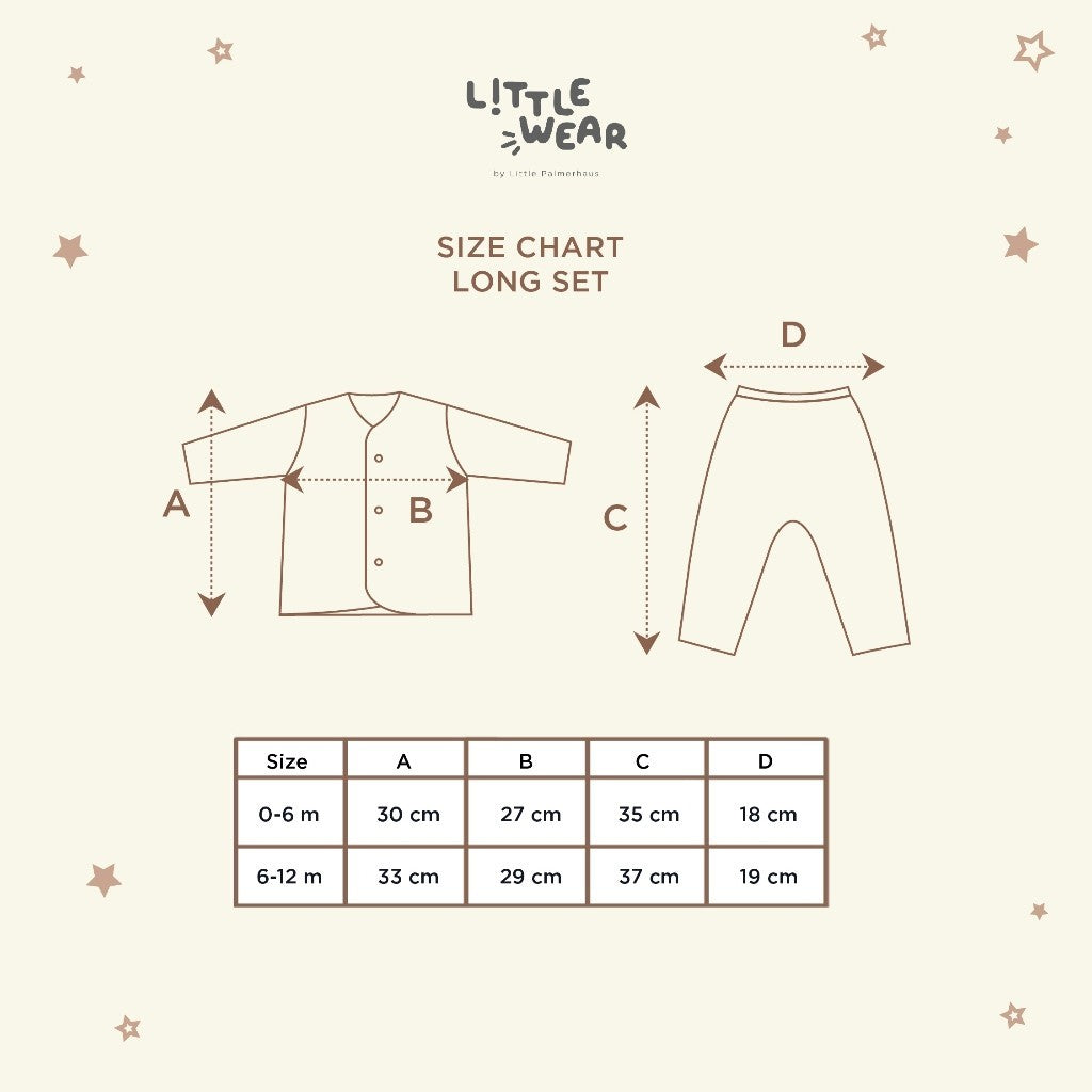 Little Palmerhaus - Little Wear Long Set 22.0 (Setelan Bayi Lengan Panjang)