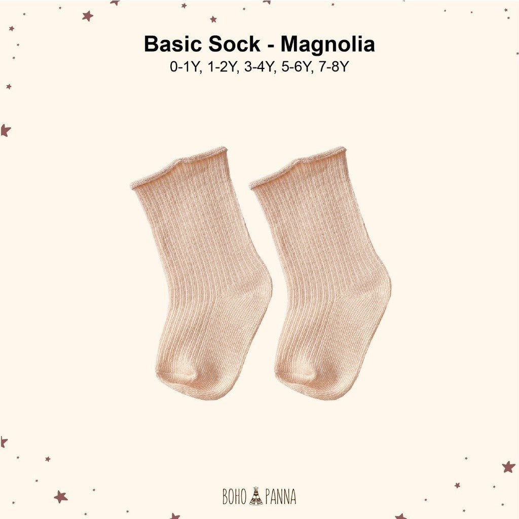 BOHOPANNA - BASIC SOCK - Kaos Kaki Anak 0-4 tahun