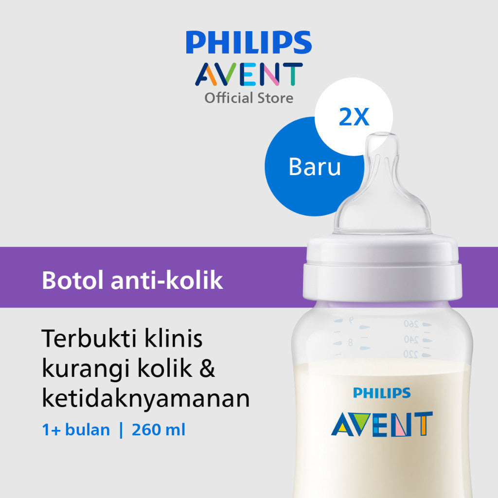 Philips Avent Bottle Anti-Colic 9OZ SCY103/02 Botol Susu Anti Kolik 2pcs